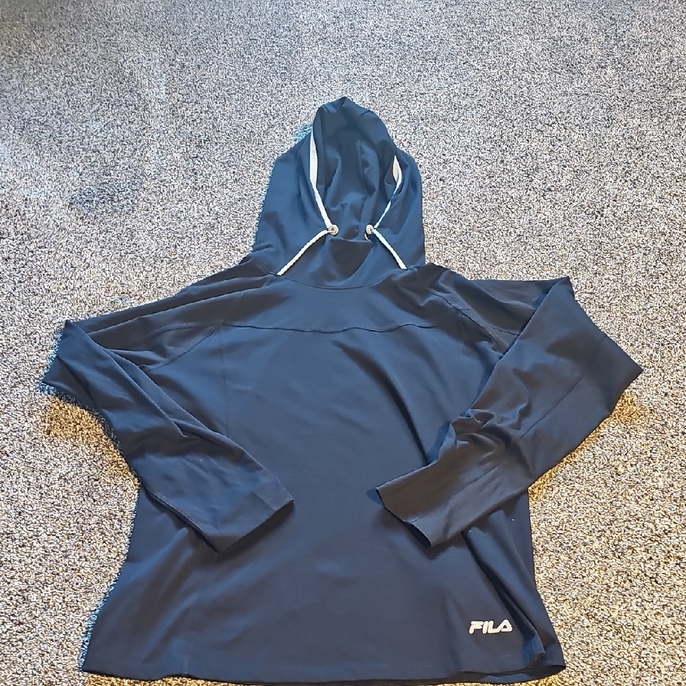 Fila Dark Blue Pullover with Hood